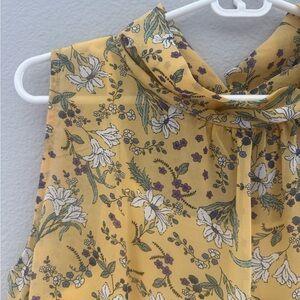 Suzanne Betro Yellow Floral Blouse